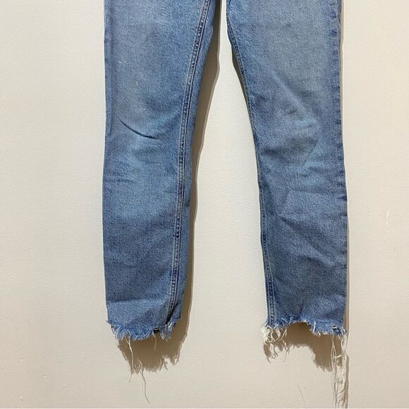 AGOLDE Nico High Rise Slim Fit Jeans in Rooted - Picture 7 of 10